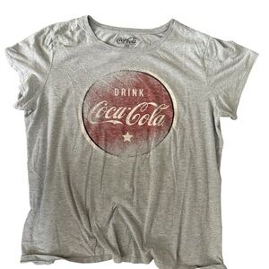 Coca Cola Women's Gray T-Shirt
